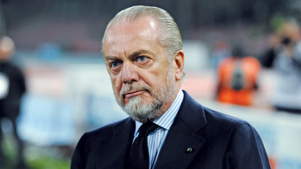 Napoli. Il presidente De Laurentiis positivo al Covid-19