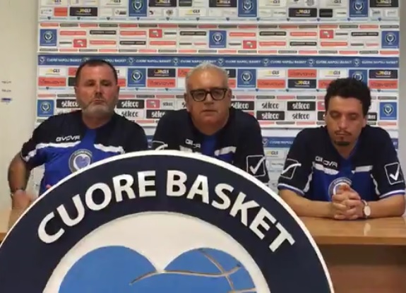 Cuore Napoli Basket, presentato il nuovo staff tecnico. Coach Ponticiello:”Sinergia e fiducia i fattori unificatori per far bene”