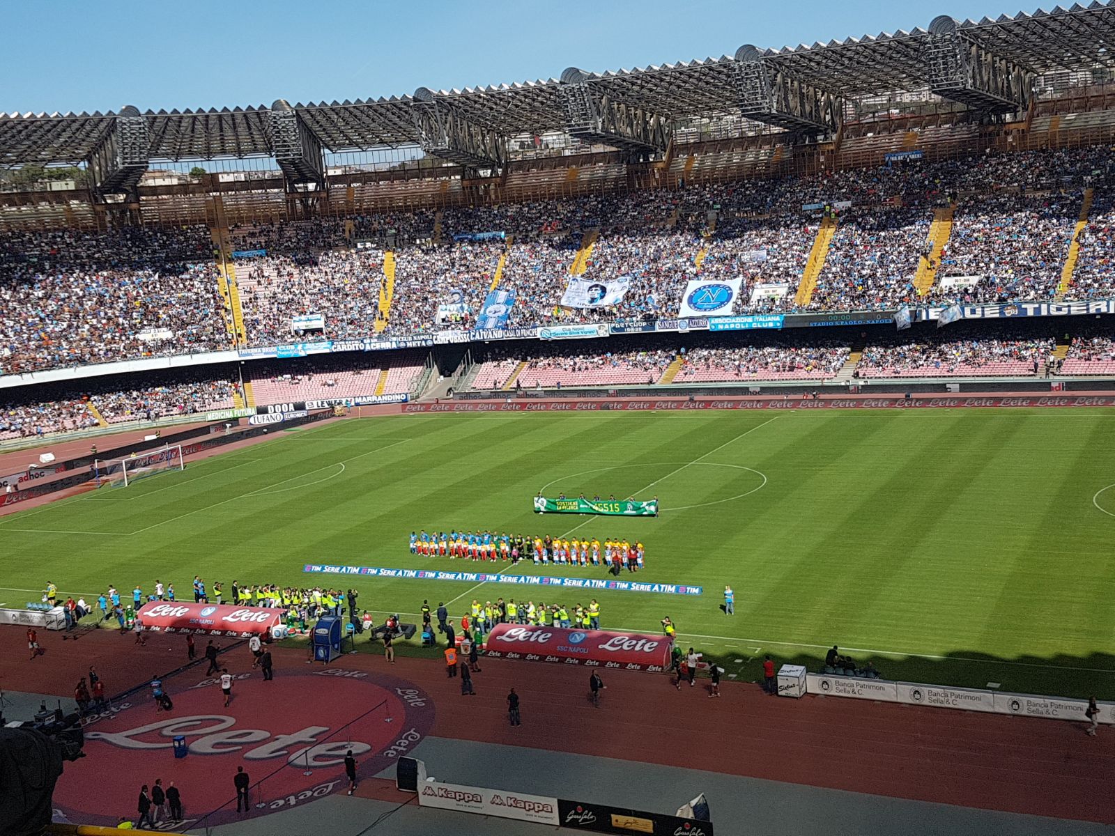 Napoli, contro la Roma senza sostegno dei supporters Azzurri