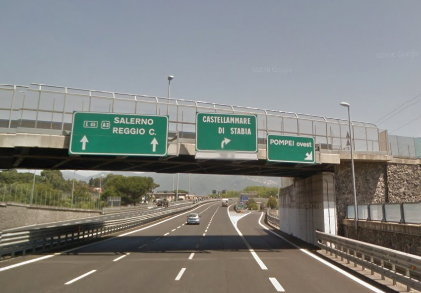 Viabilità: A1 Milano-Napoli/A3 Napoli-Pompei-Salerno, chiuso allacciamento verso Salerno