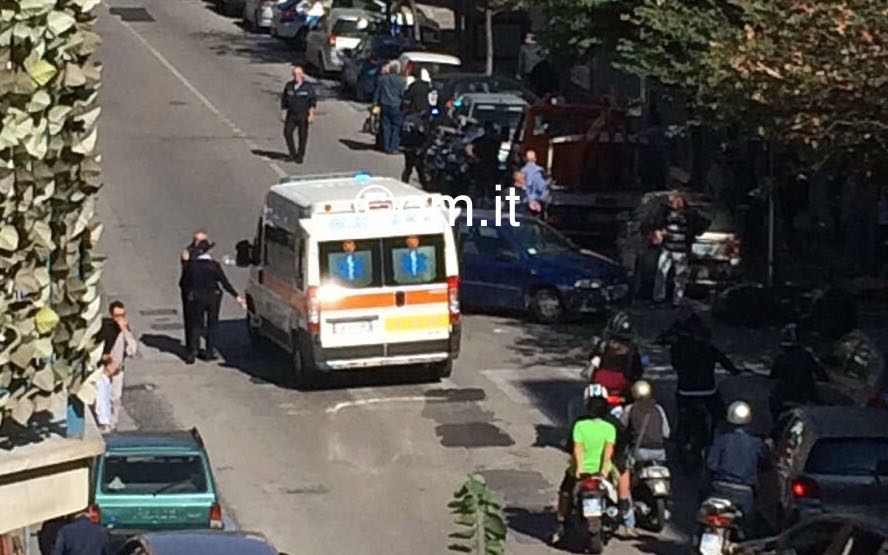 Castellammare. Incidente in centro: tre persone in ospedale