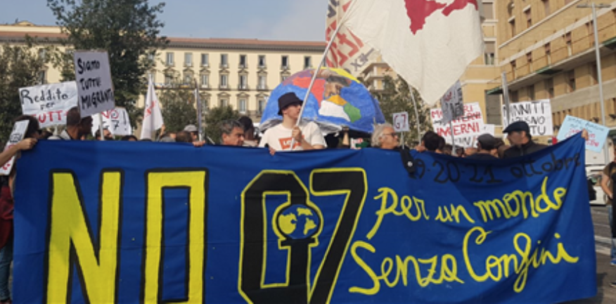 G7, Napoli. Continua la protesta degli antagonisti
