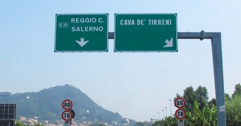 A3. Chiuso il tratto autostradale Cava de’Tirreni-Salerno