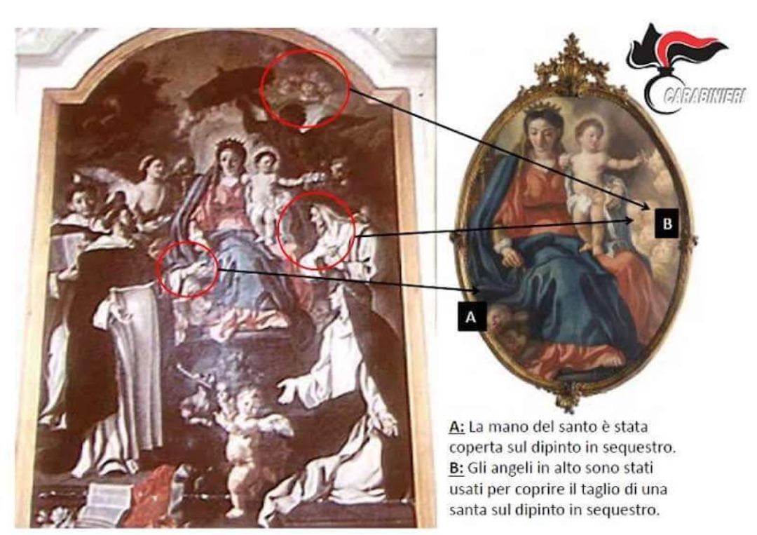 “Madonna con bimbo” rubata in chiesa nel Salernitano