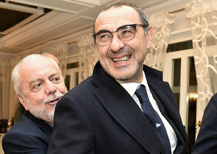 Napoli, De Laurentiis: ”Clausola Sarri? Non mi preoccupa, è persona perbene”