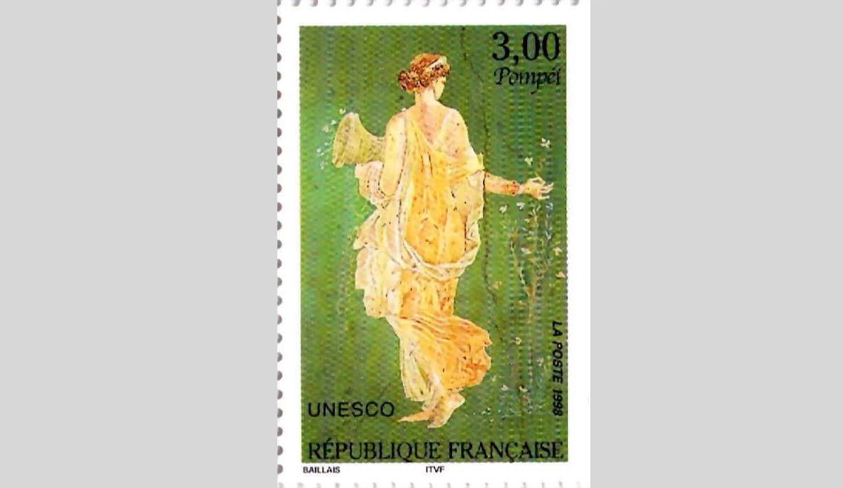 La “Flora di Stabiae” celebrata anche con un francobollo dalle poste francesi