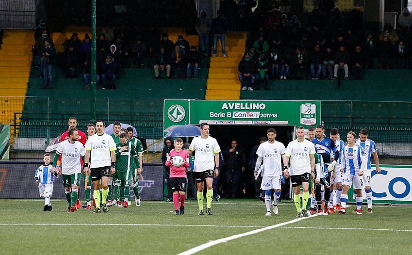 Avellino e Pescara impattano al Partenio: 2 – 2 il finale