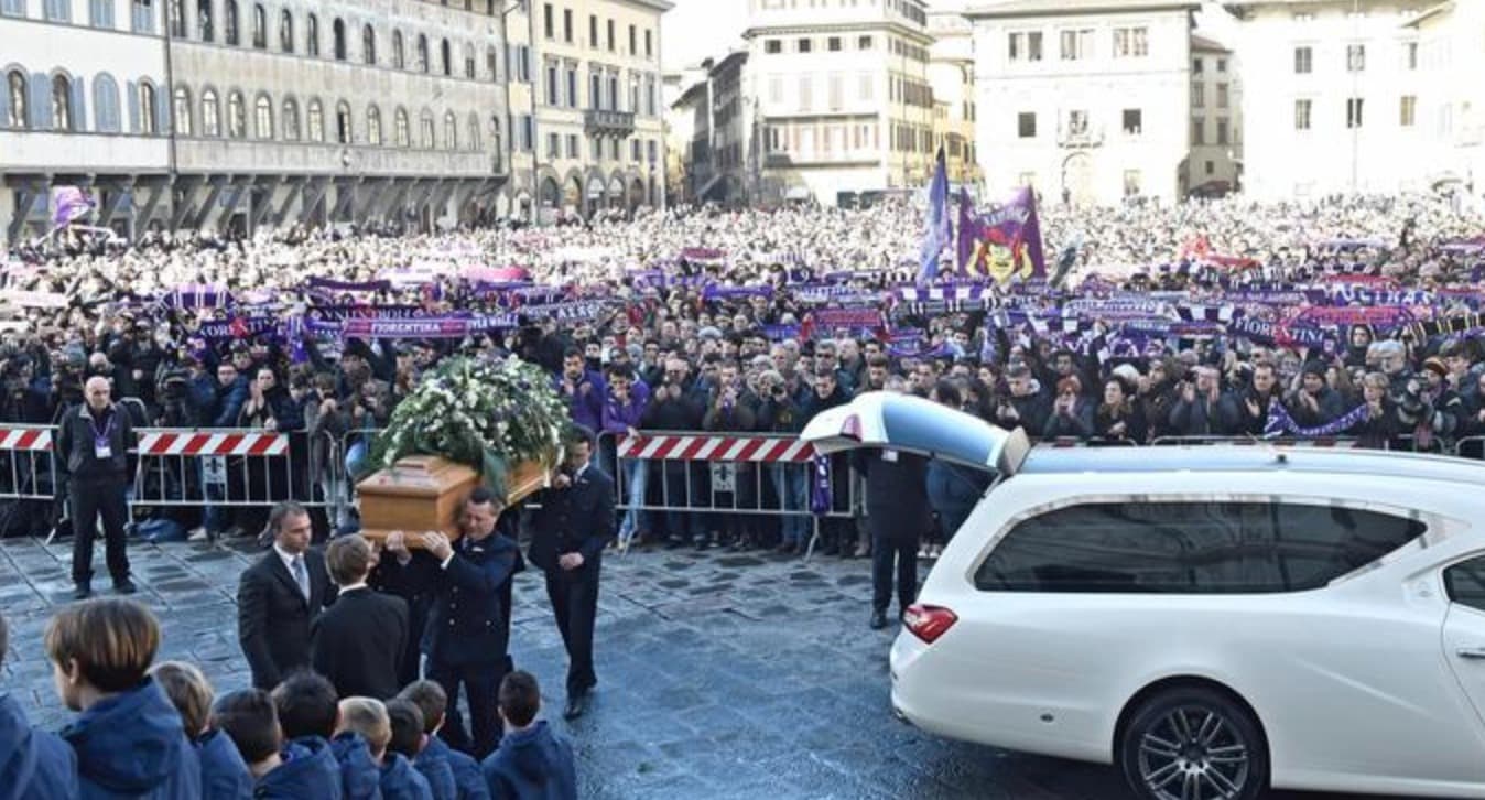 Morte Astori: oggi l’ultimo saluto al capitano della Fiorentina
