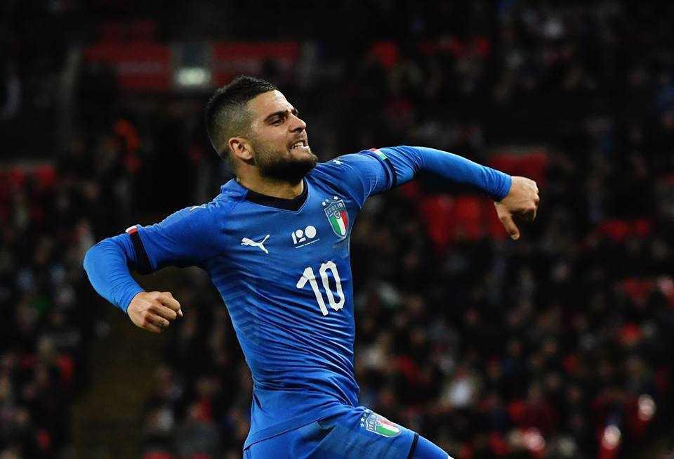 Italia, Insigne evita la seconda sconfitta consecutiva: è 1-1 contro l’Inghilterra