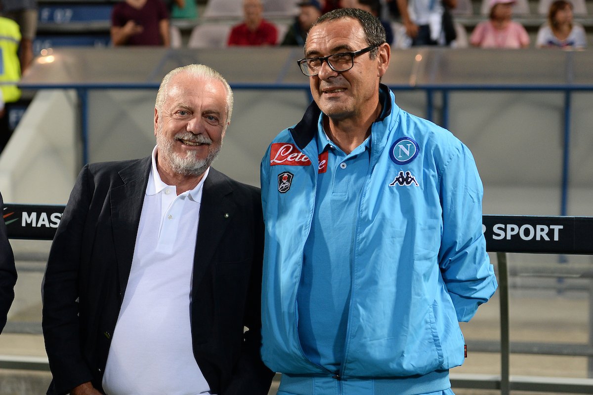 Napoli, De Laurentiis: “Ringrazierò sempre Sarri, ma ha pensato solo alla sua immagine”