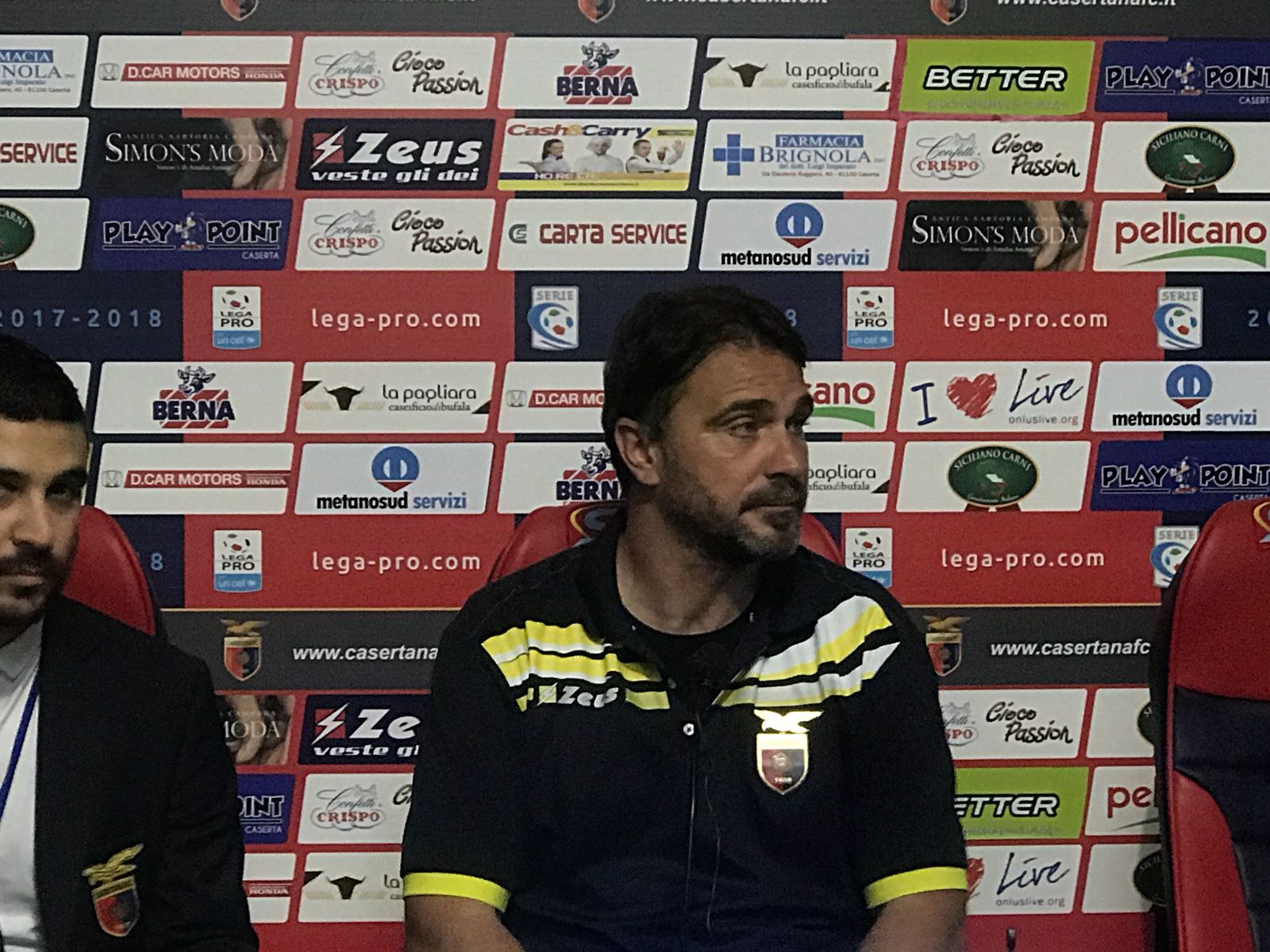 Casertana, D’Angelo: “Non pensavamo al doppio risultato ma solo a vincere. Con il Cosenza la partita più difficile”