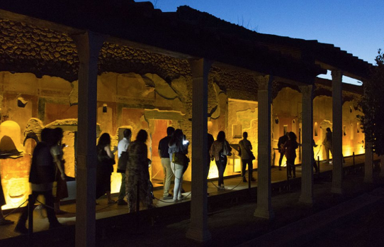 Tornano le visite notturne agli scavi di Pompei e nei siti dell’area vesuviana