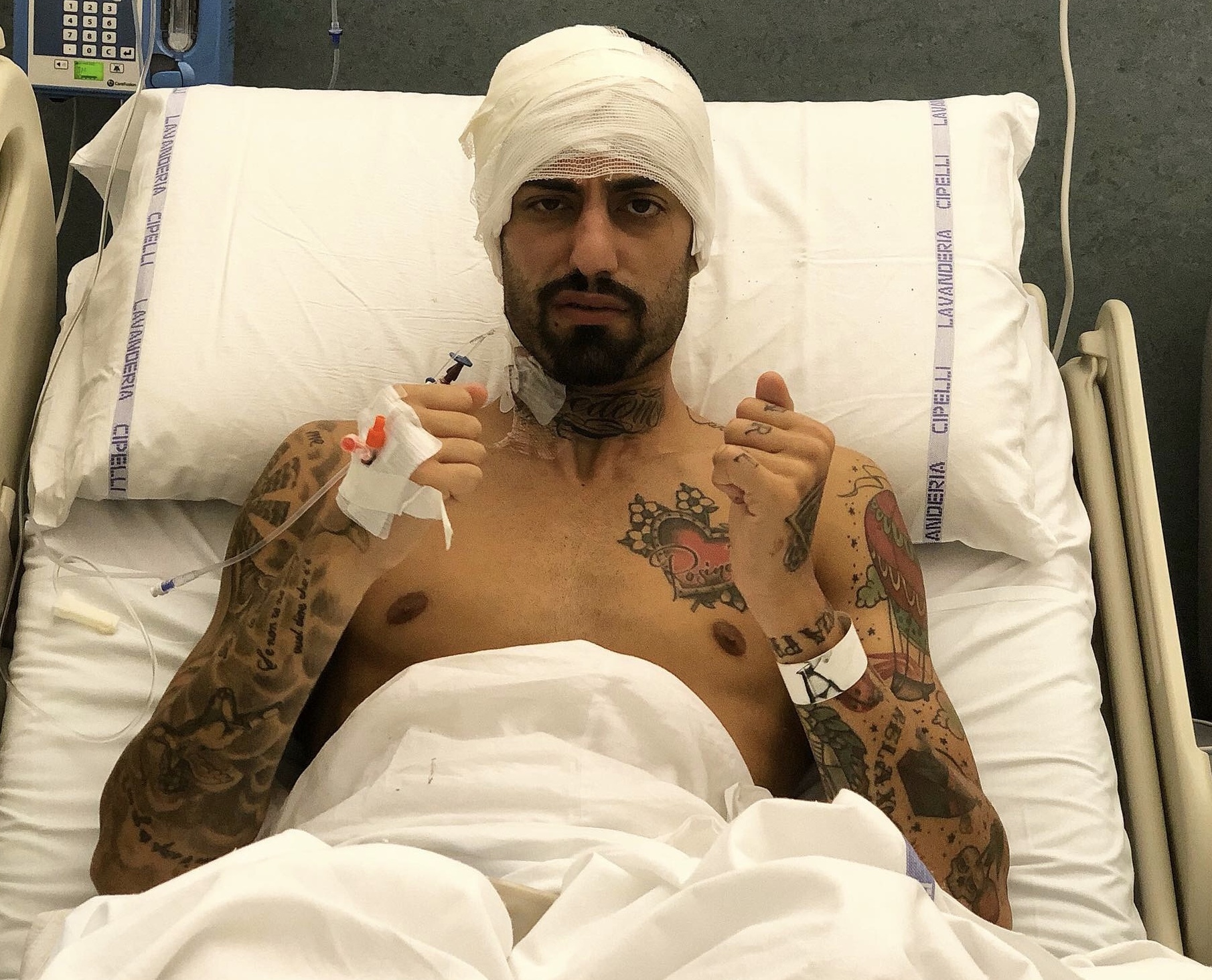Calcio: Daniel Leone subito dopo l’operazione: “L’intervento è andato bene”