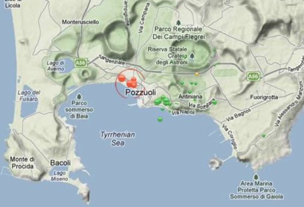 Sciame sismico nell’area Agnano-Solfatara. Le mamme portano via i bambini dalle scuole