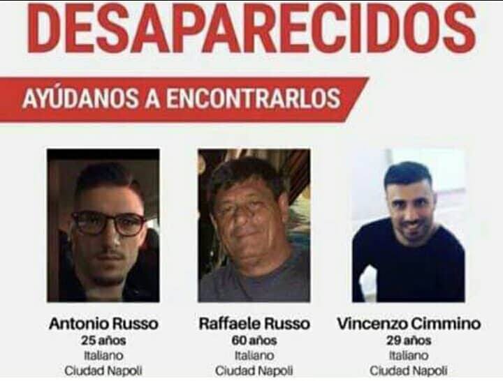 Rogatoria internazionale della Procura per i tre napoletani scomparsi in Messico