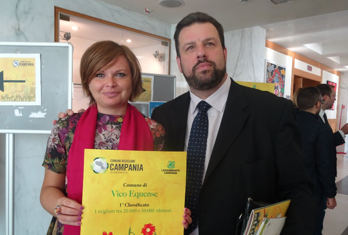 Comuni ricicloni, vince Vico Equense: il comune premiato nell’Ecoforum di Legambiente