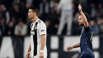 Juventus-Manchester United: non basta la perla di Ronaldo, bianconeri beffati nel finale