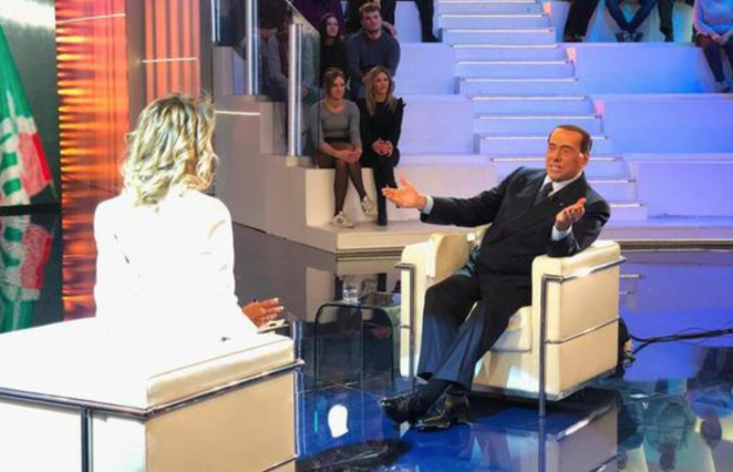 Berlusconi: “Italiani impazziti, solo 6 su 100 mi votano, il centrodestra unica soluzione per il Paese”