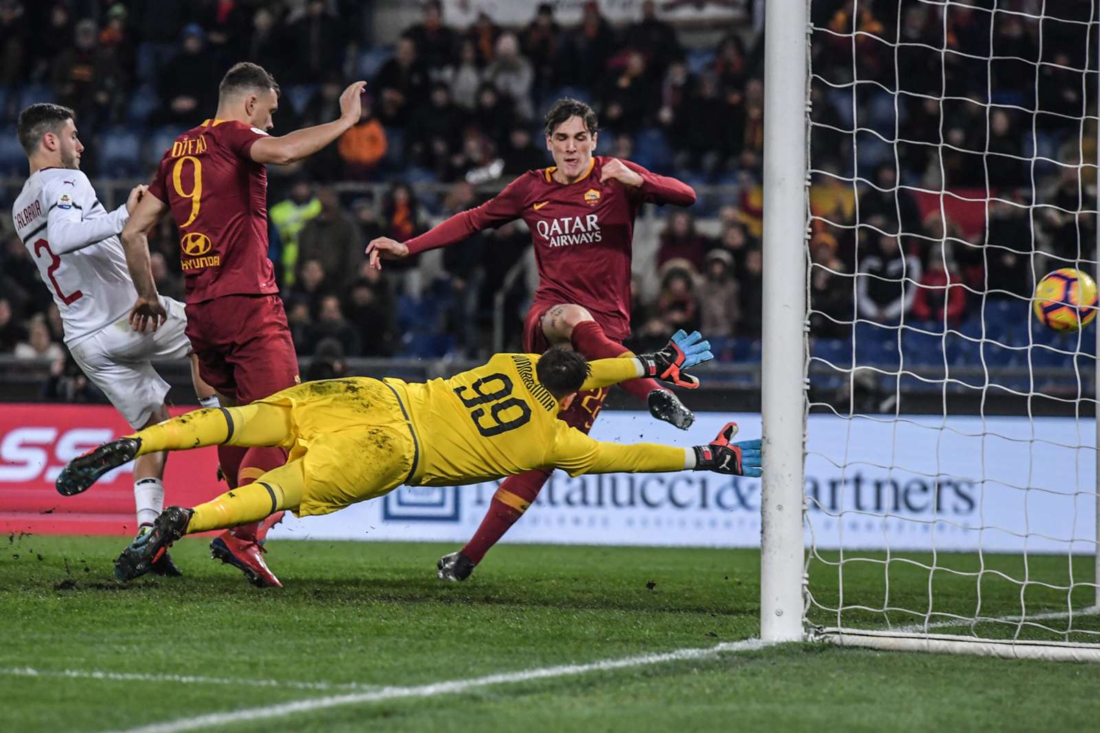 Roma-Milan, a Piatek risponde Zaniolo: è 1-1 il finale tra i fischi dei tifosi giallorossi