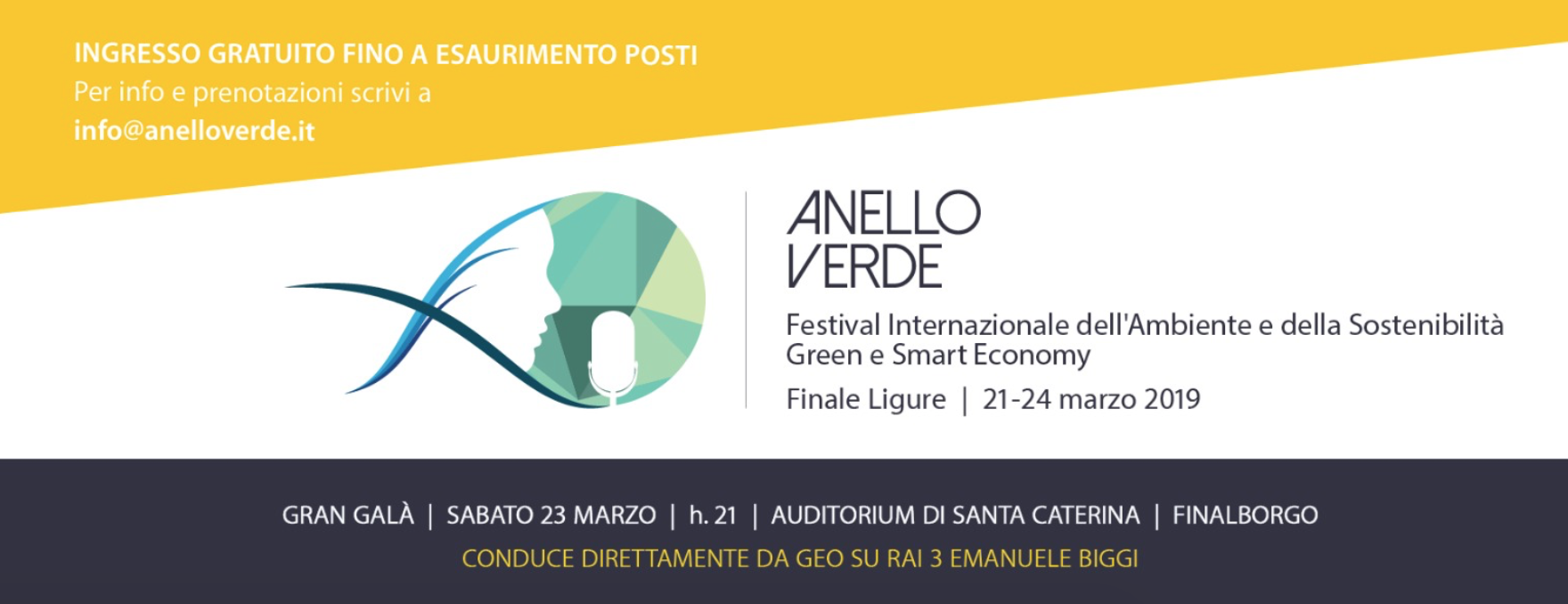 A Finale Ligure torna Anello Verde, il festival internazionale dell’ambiente e della sostenibilità il 21-24 marzo
