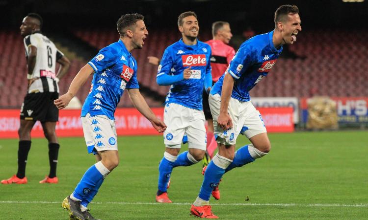 Napoli. Bene l’attacco, da rivedere la fase difensiva: termina 4-2 contro l’Udinese