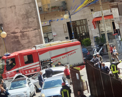 Castellammare. Paura in Via Tavernola per incendio in un’abitazione