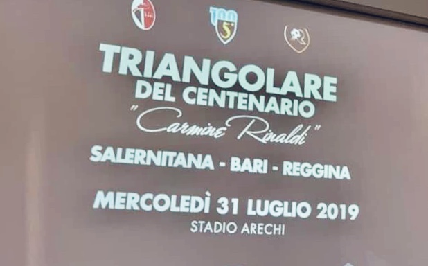 Salernitana, Bari e Reggina celebrano i 100 anni del club granata con un triangolare dalle mille emozioni