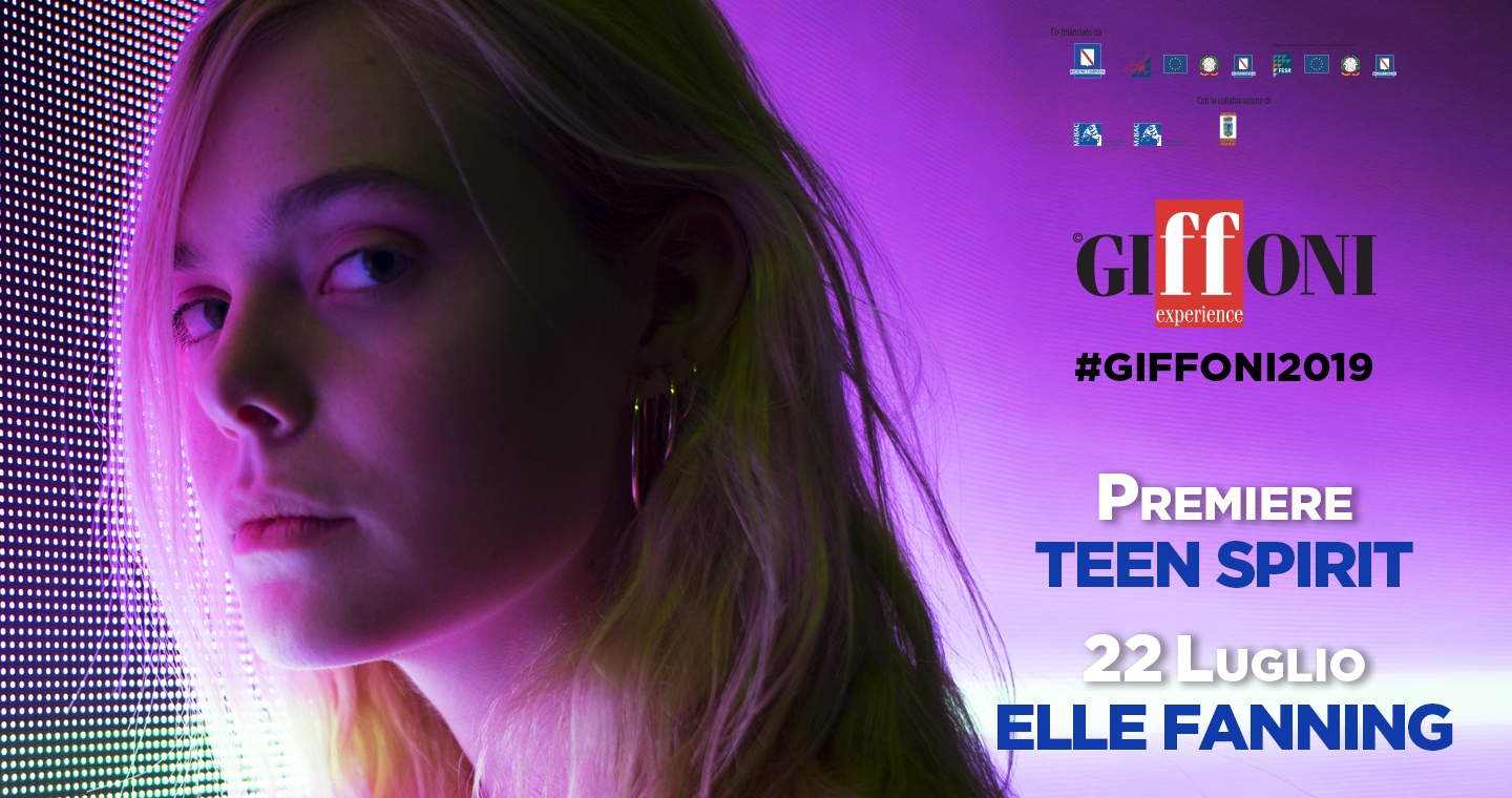 Elle Fanning al Giffoni 2019 il 22 luglio in occasione dell’anteprima nazionale di ‘Teen Spirit’