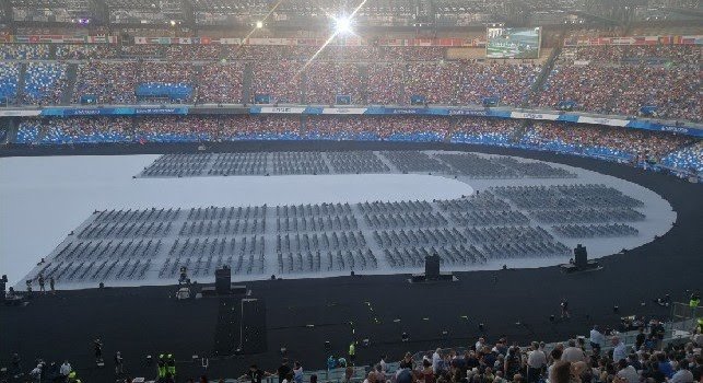 Spettacolo al San Paolo per la cerimonia di apertura delle Universiadi