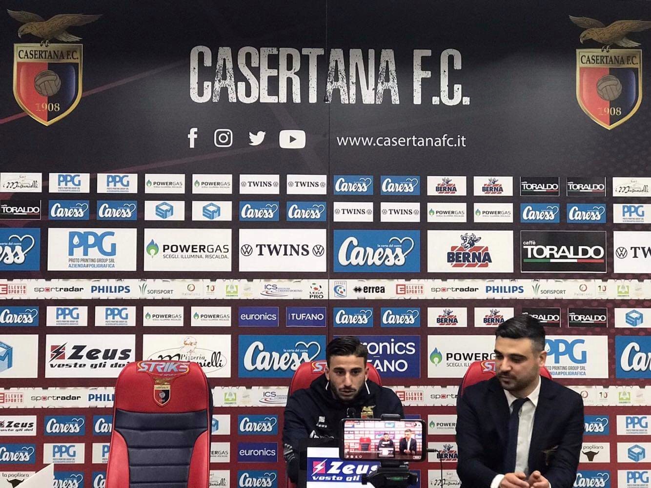 Casertana, Starita: “Felice per i gol, parliamo con la società del rinnovo”