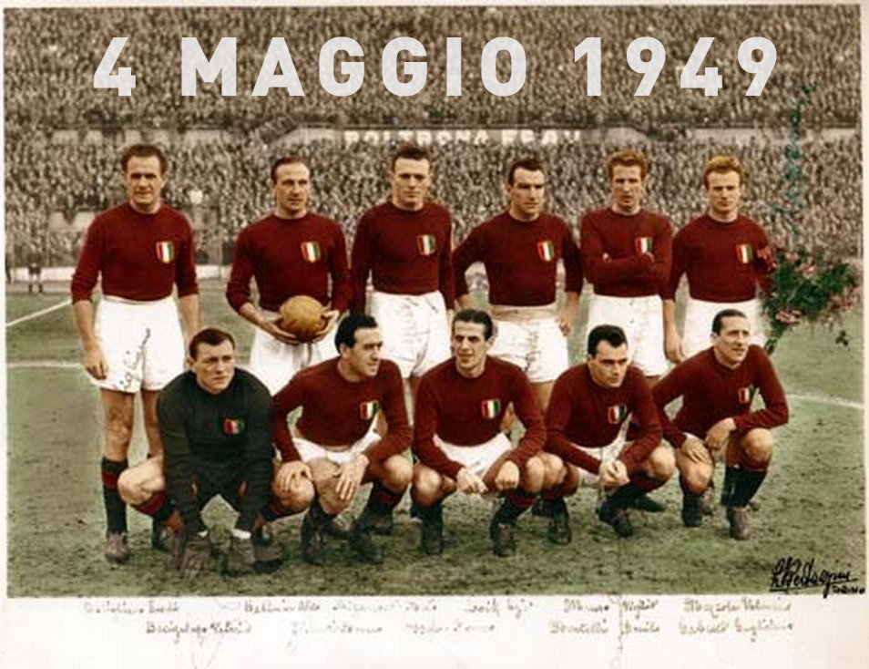 L’ omaggio del Napoli al Grande Torino: “Solo il fato li vinse”