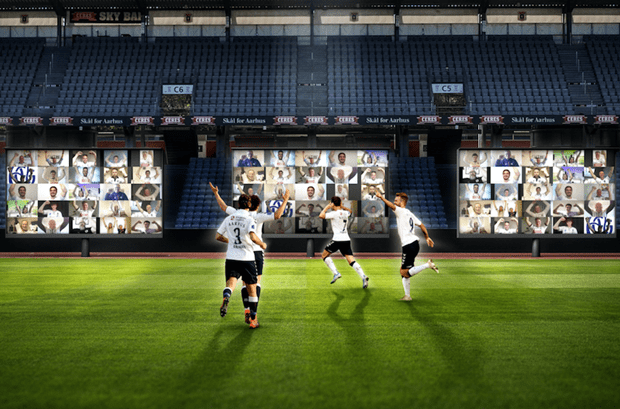 Calcio, l’idea geniale di un club danese, tifosi presenti allo stadio virtualmente