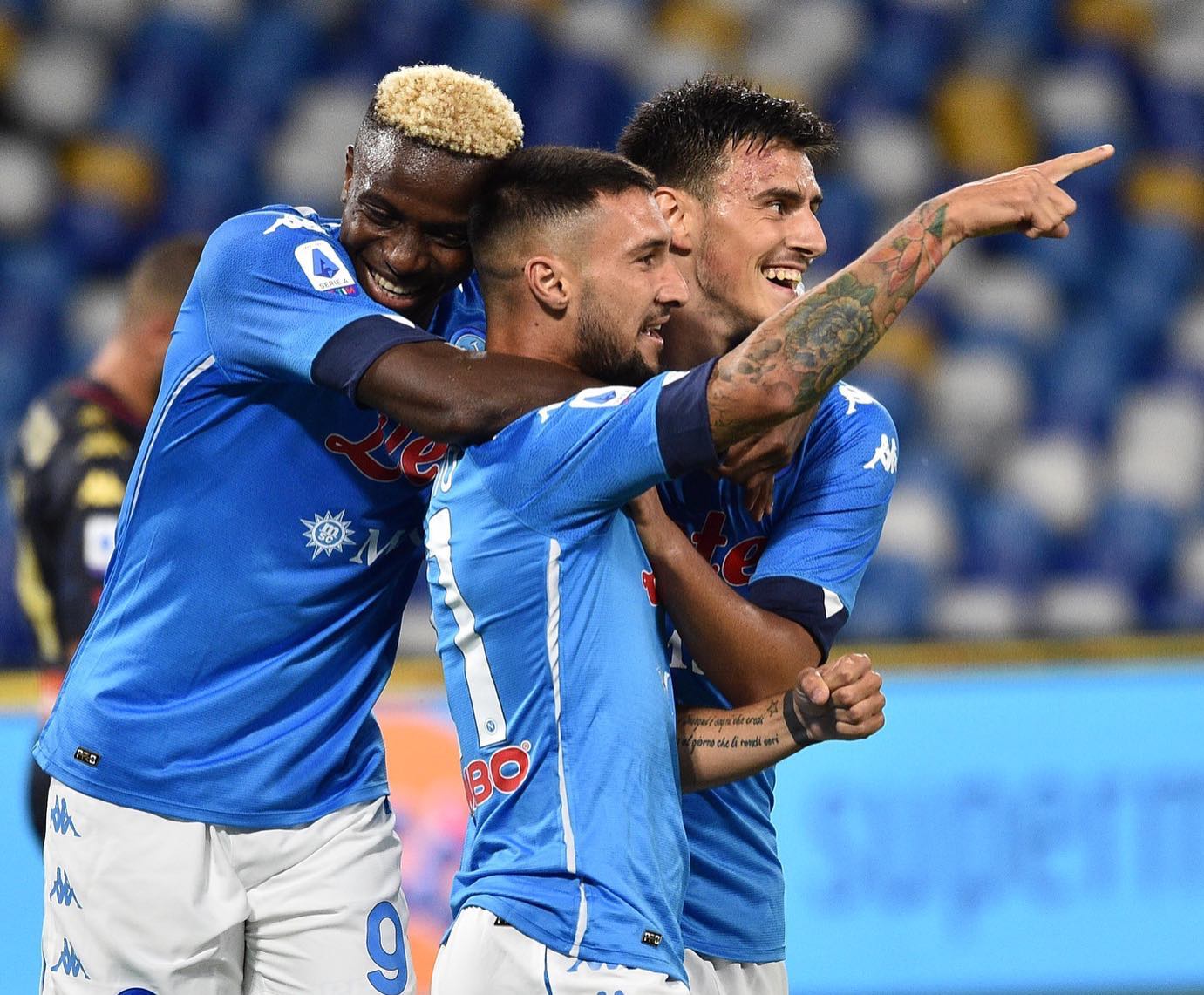 Finisce 6-0 al San Paolo tra Napoli e Genoa
