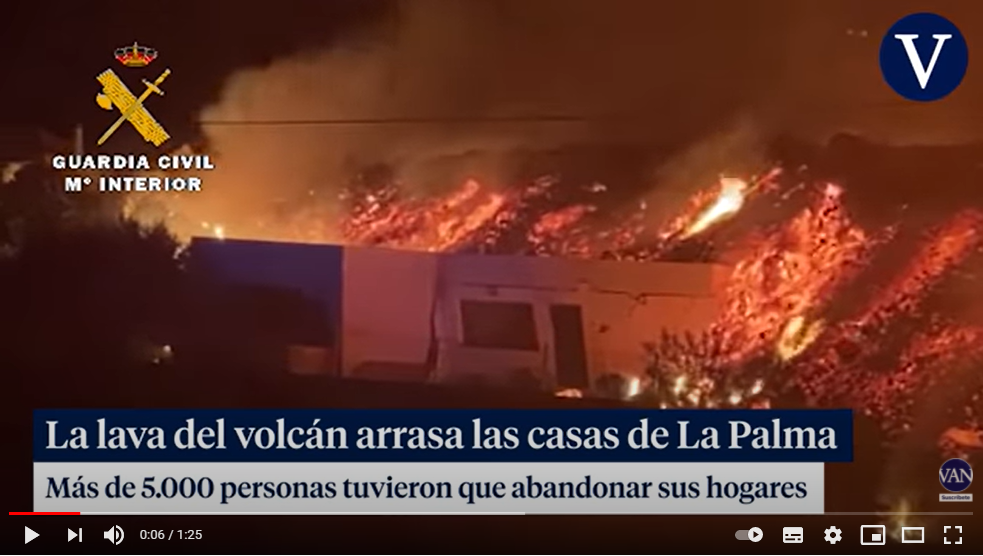 Eruzione vulcanica alle Canarie: sono almeno 5.000 gli sfollati