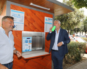 Inaugurata la casa dell’acqua a San Giorgio a Cremano, iniziativa di Velia Ambiente